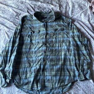 Woman’s Green Plaid Jacket